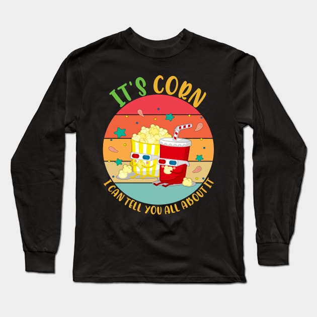 I love corn Long Sleeve T-Shirt by alcoshirts